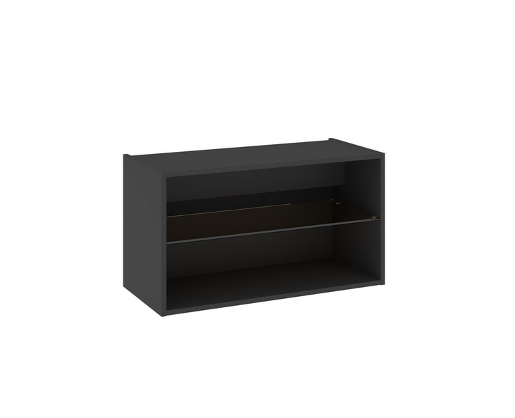 Alakaappi Temal Design lasihyllyllä