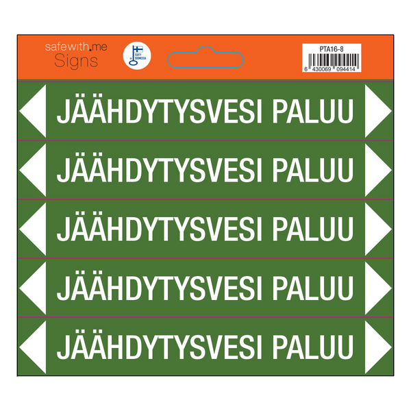 Putkistotarra Jäähdytysvesi paluu