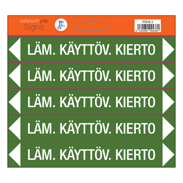 Putkistotarra Lämmin käyttövesi kierto