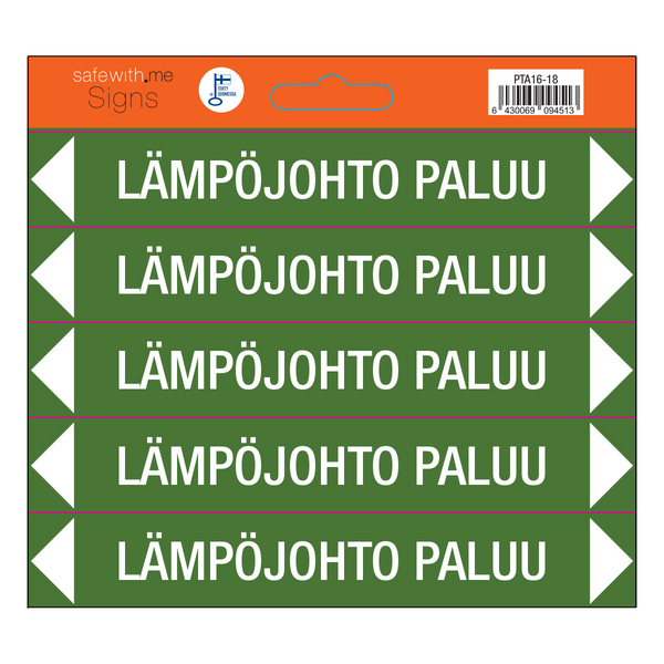 Putkistotarra Lämpöjohto paluu