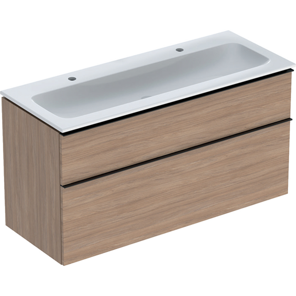 Allaskaappipaketti Geberit iCon L120 K63 S48cm KeraTect tammi