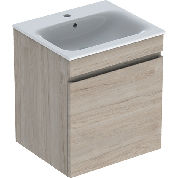 Allaskaappipaketti Geberit Renova Plan L55 K62,2 S48cm vaalea hikkoripuu