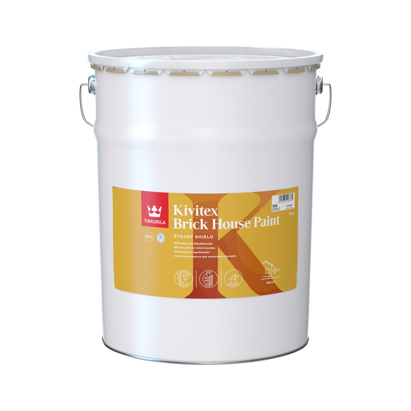 Kivitex Brick House Paint silikaattimaali SSA 18l täyshimmeä