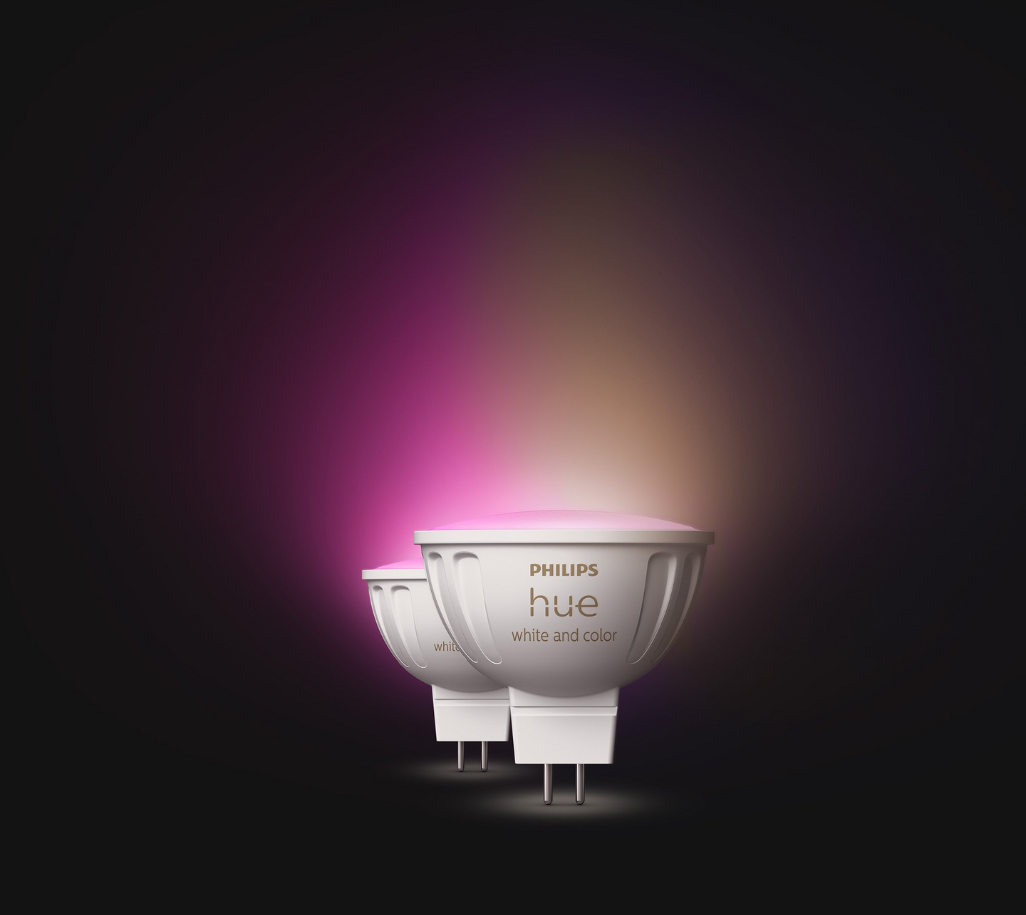 Led-kohdelamppu Philips Hue GU5.3 400lm valkoinen huurrettu muovi 2kpl