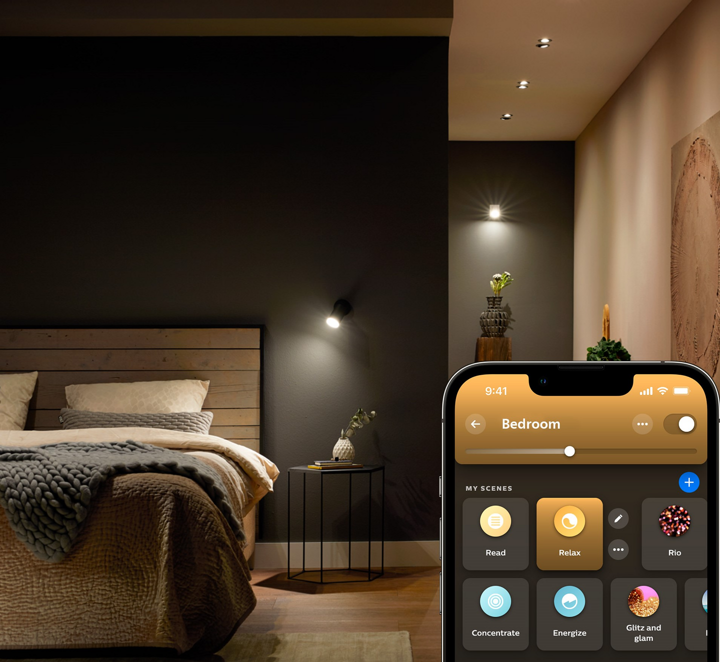Led-kohdelamppu Philips Hue GU5.3 400lm valkoinen huurrettu muovi 2kpl