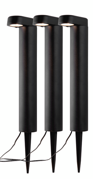 Pollarivalaisin Airam Lucio Down 3000K 1,5W musta 3kpl