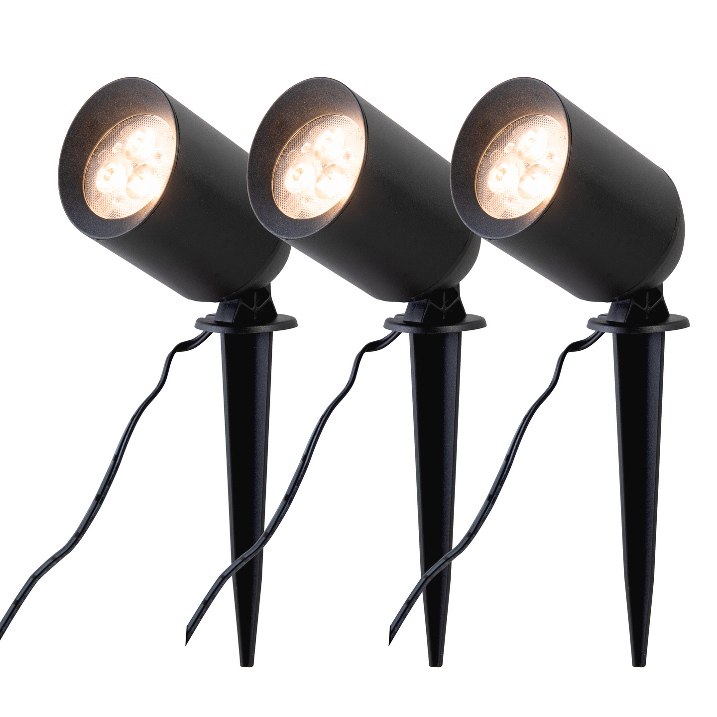 Kohdevalaisin Airam Lucio 3000K 1,5W musta 3kpl