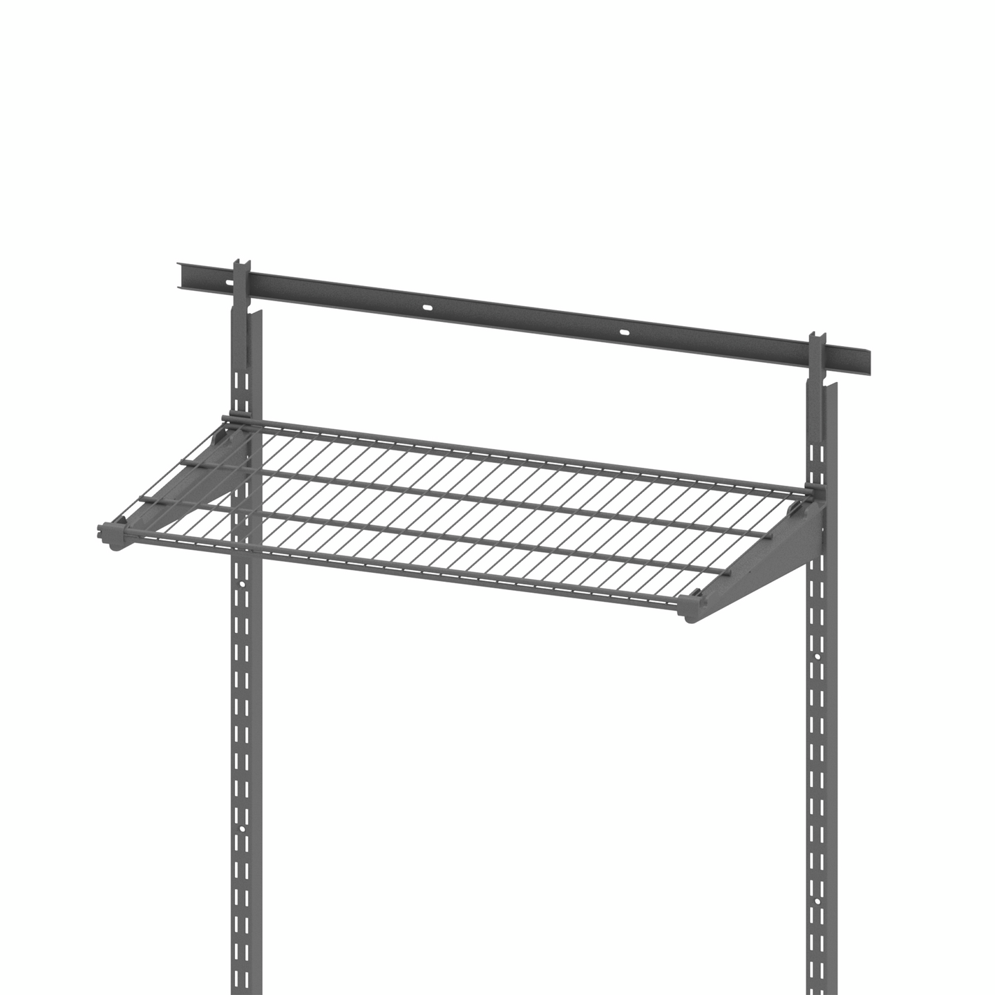 Asennuskisko LM 826 850mm antrasiitti