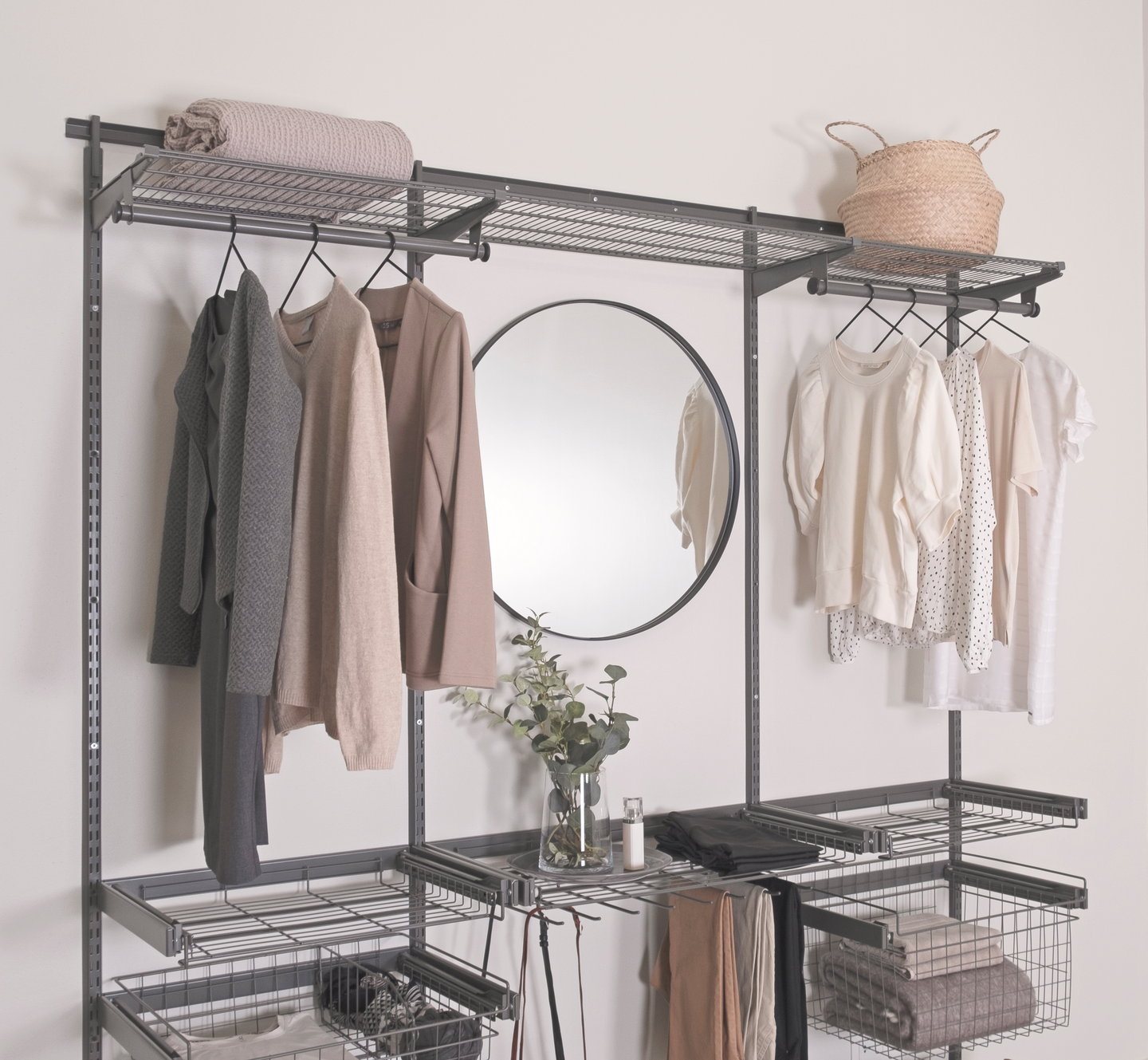 Vaatetanko LM 342 25x650mm antrasiitti