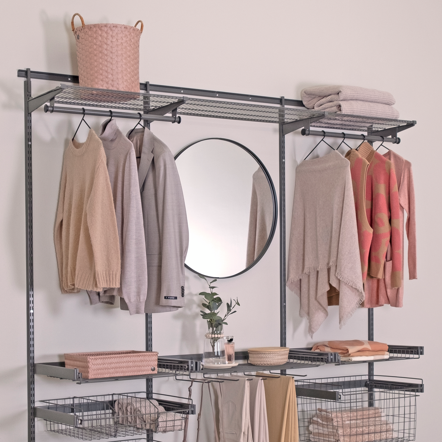 Seinäkisko LM 816 2m antrasiitti