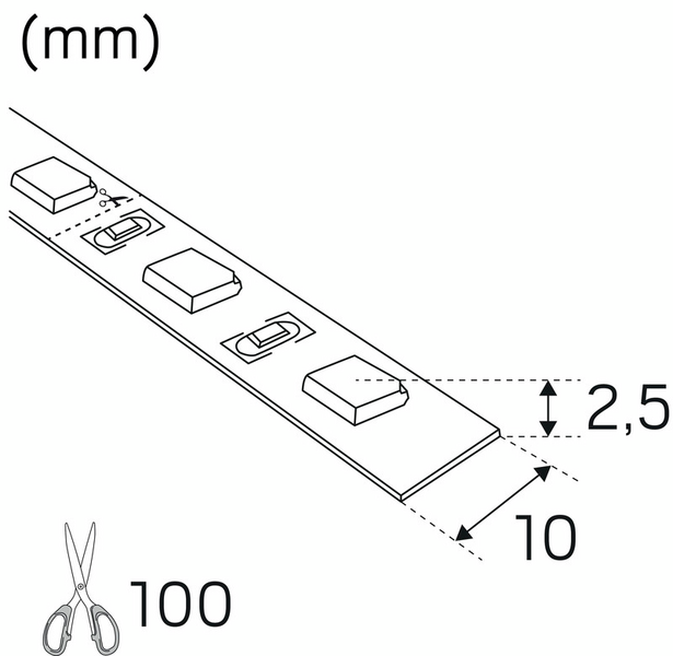Led-nauha Hide-a-lite Ledstrip RX 24V IP20 RGB 5m