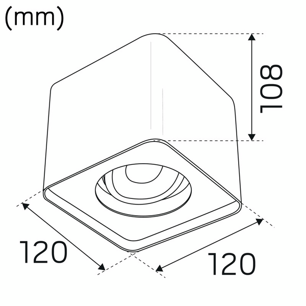 Pinta-asennusvalaisin Hide-a-lite Level Multi Box I 3000K valkoinen