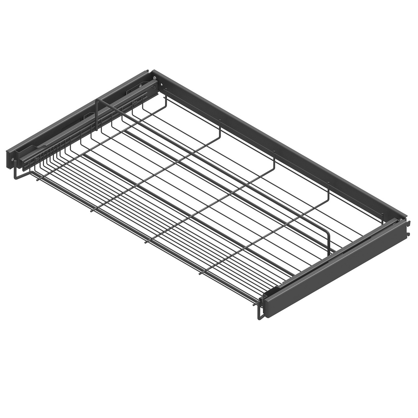 Ulosvedettävä kenkähylly LM 648 kehyksellä M800 antrasiitti