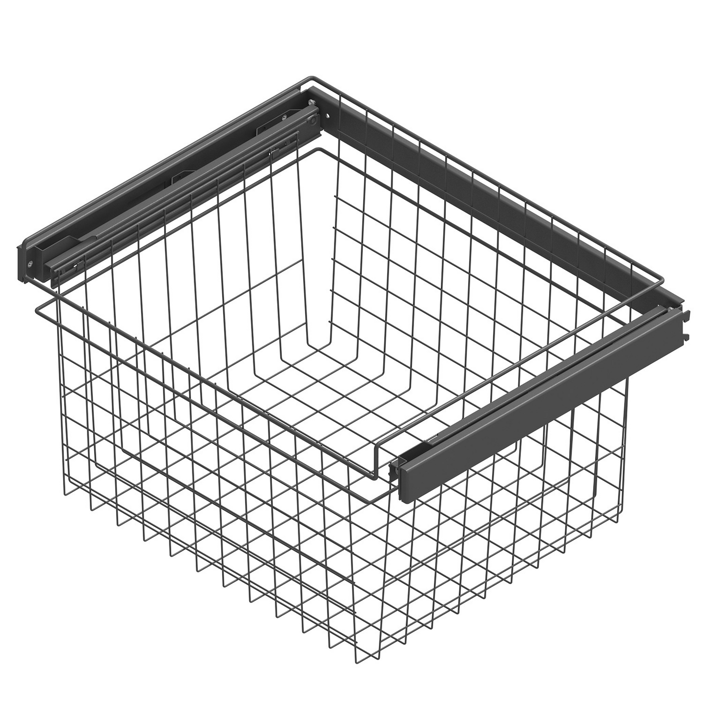 Ulosvedettävä rullakori LM 605 kehyksellä M600 korkea antrasiitti