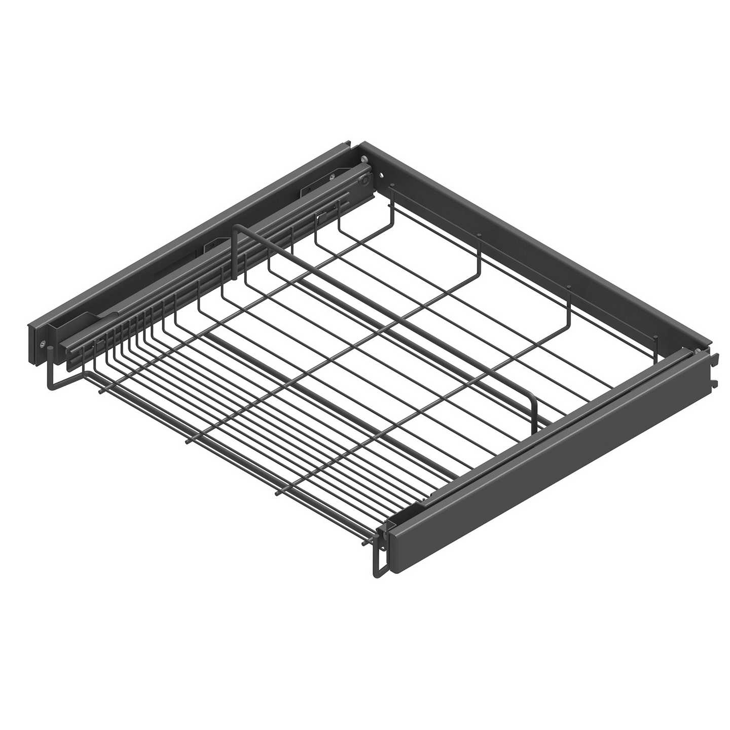 Ulosvedettävä kenkähylly LM 646 kehyksellä M500 antrasiitti