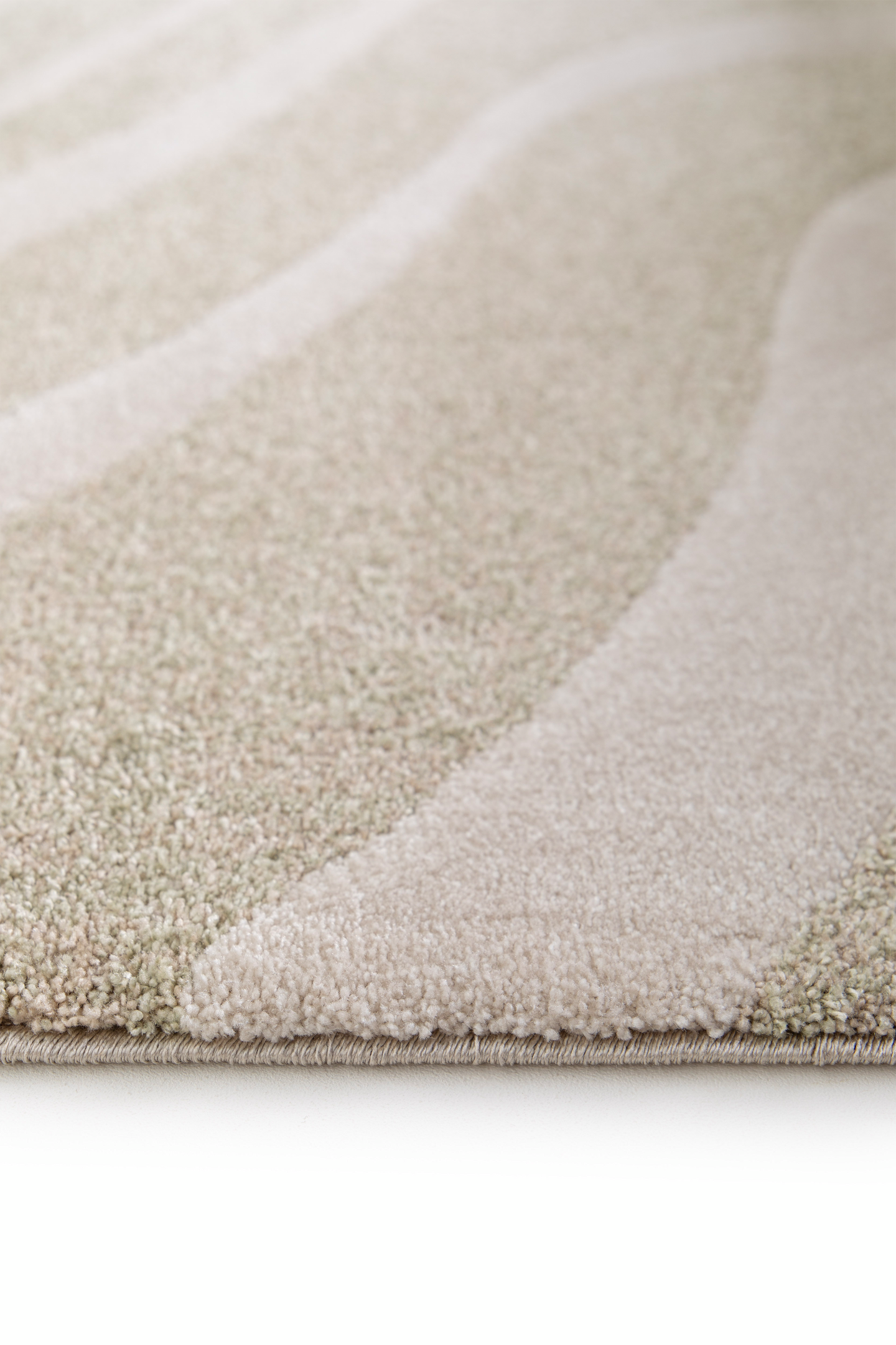 Nukkamatto Cello Säde 160x230cm vaaleanvihreä / beige