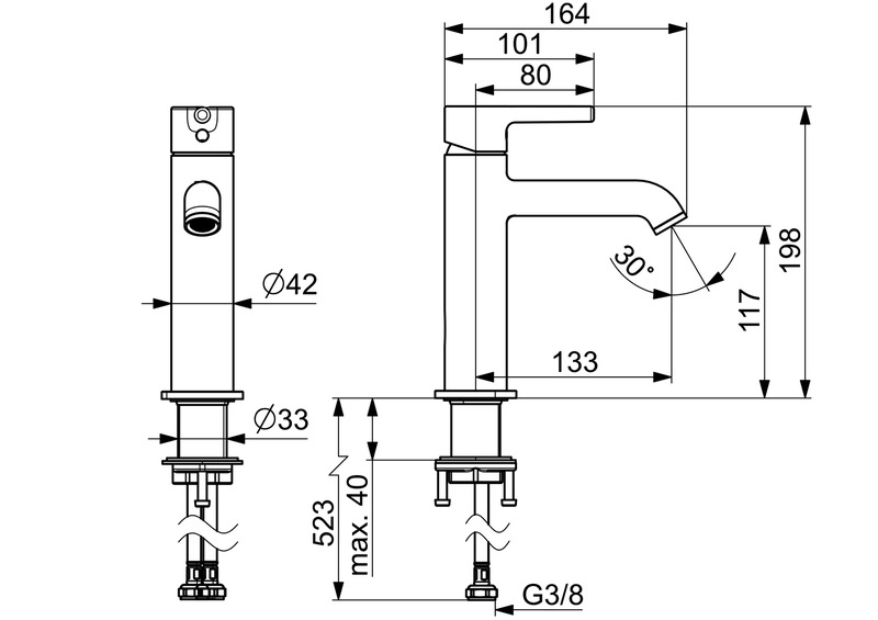 Pesuallashana Oras 2605FH-33 Optima Style musta