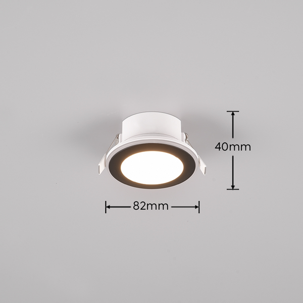 Uppospotti TRIO Argus led 4W+1W RGBW mattamusta