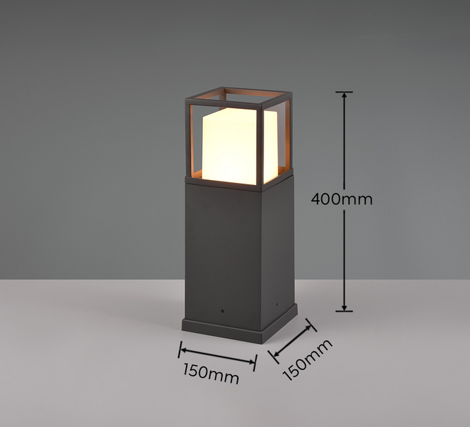 Ulkopylväsvalaisin TRIO Witham led 14,5W 40cm antrasiitti