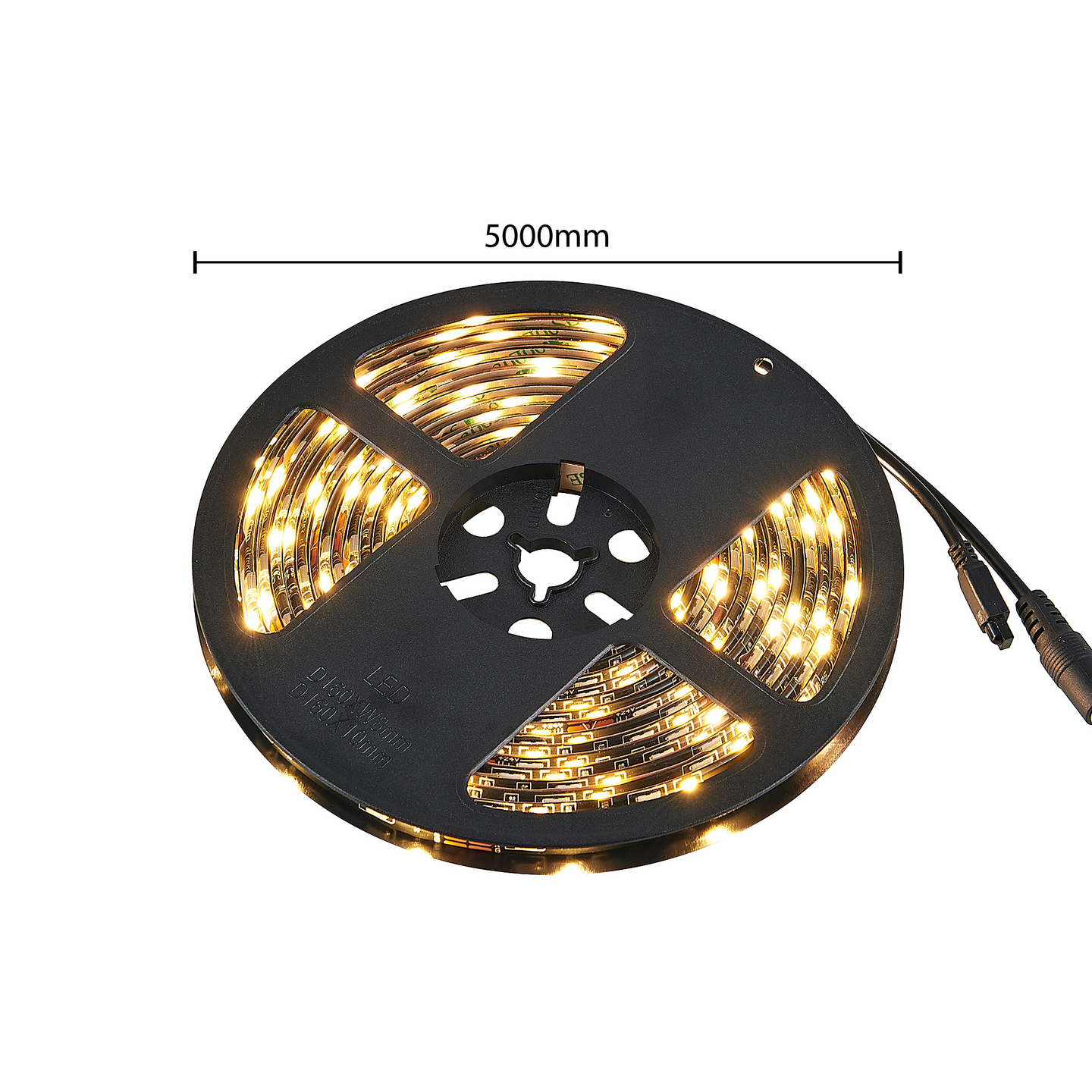 Led-nauha TRIO Rush 10,5W 5m RGB musta