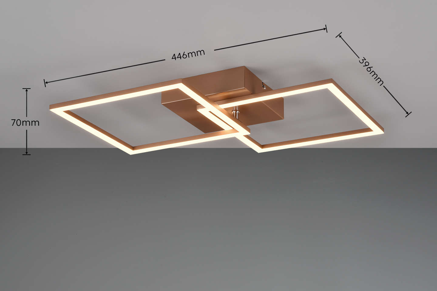 Kattovalaisin TRIO Trail led 2250lm 2-osainen kahvinruskea
