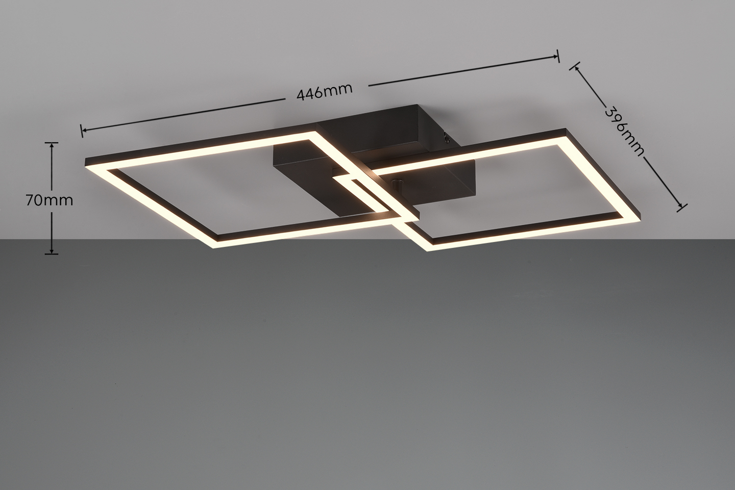 Kattovalaisin TRIO Trail led 2250lm 2-osainen musta