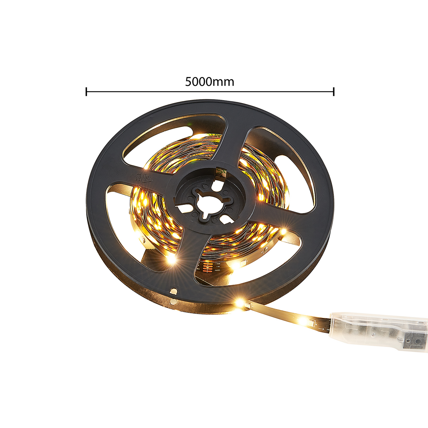 Led-nauha TRIO Chip 17,5W 5m musta
