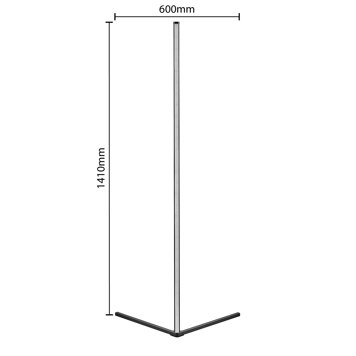 Lattiavalaisin TRIO Level led 10W RGB musta