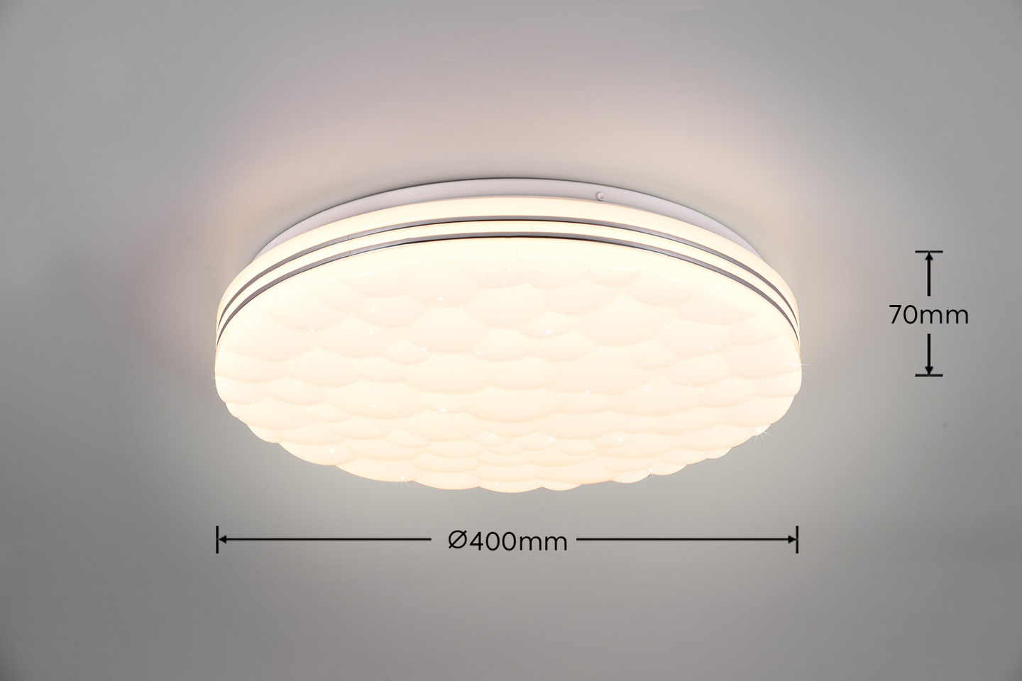 Kattovalaisin TRIO Tiger led 2500lm valkoinen RGB