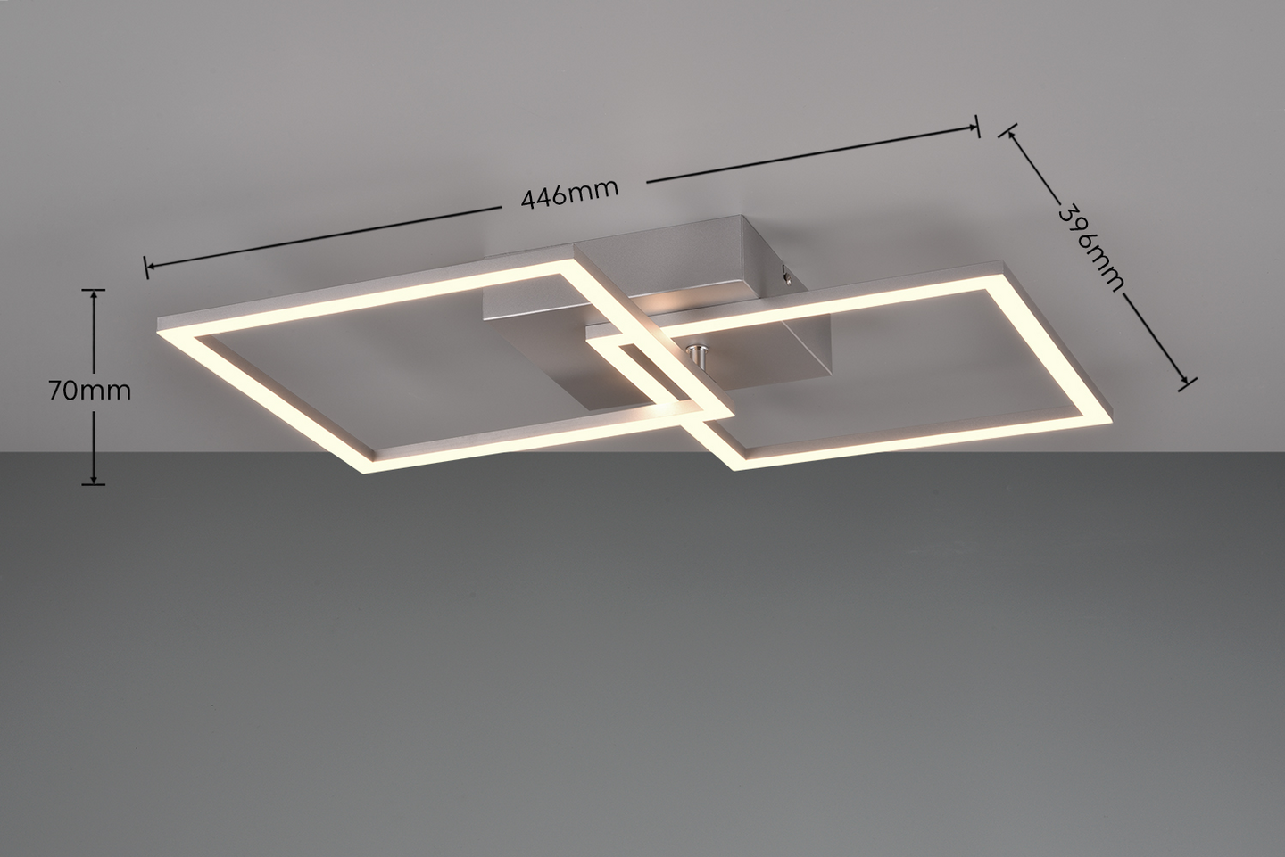 Kattovalaisin TRIO Trail led 2500lm 2-osainen harmaa