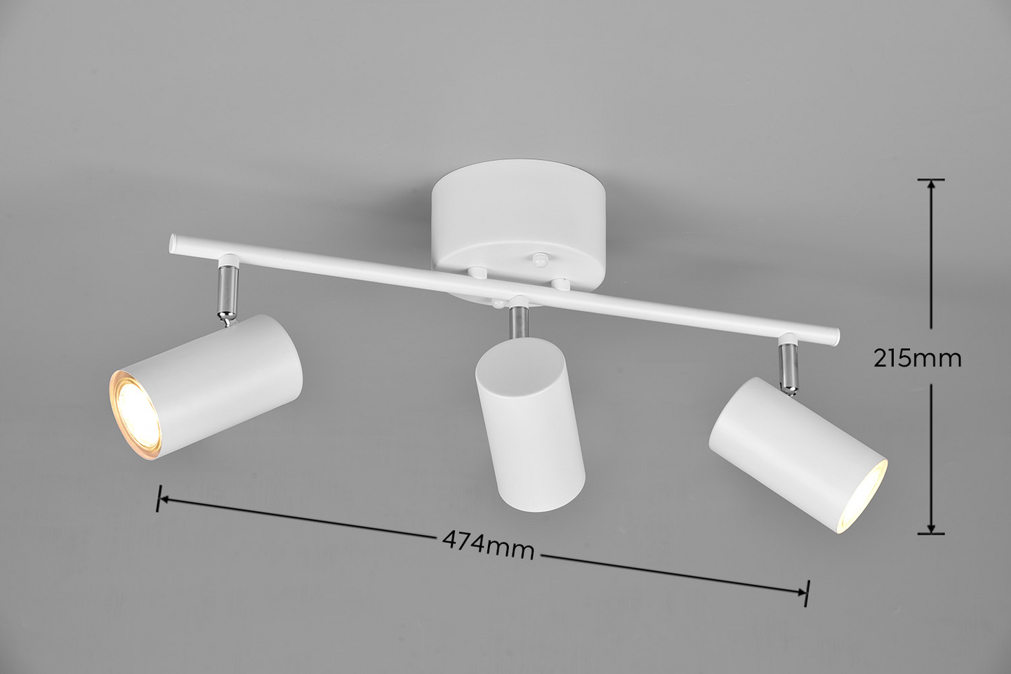 Spottivalaisin TRIO Marlina 3-osainen GU10 valkoinen