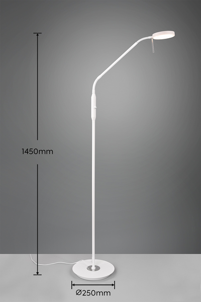 Lattiavalaisin TRIO Monza led 1400lm mattavalkoinen
