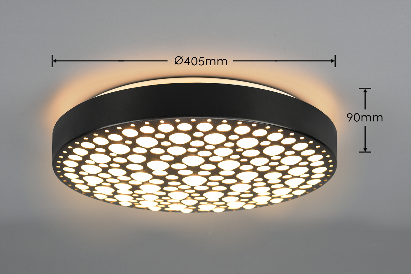 Kattovalaisin TRIO Chizu led 2500lm musta RGB