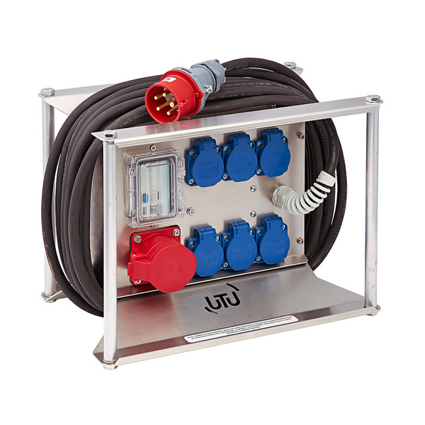 Työmaakeskus UTU Mopsi 16.0016PV 16A IP44 alumiini