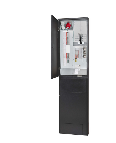 Mittauskeskus pinta/uppo ABB 1T 50A IP34 FE EVC tumma