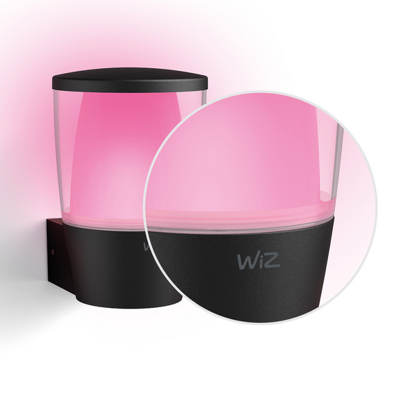 Ulkoseinävalaisin WiZ Elpas 650lm 8,5W 2700-5000K RGB