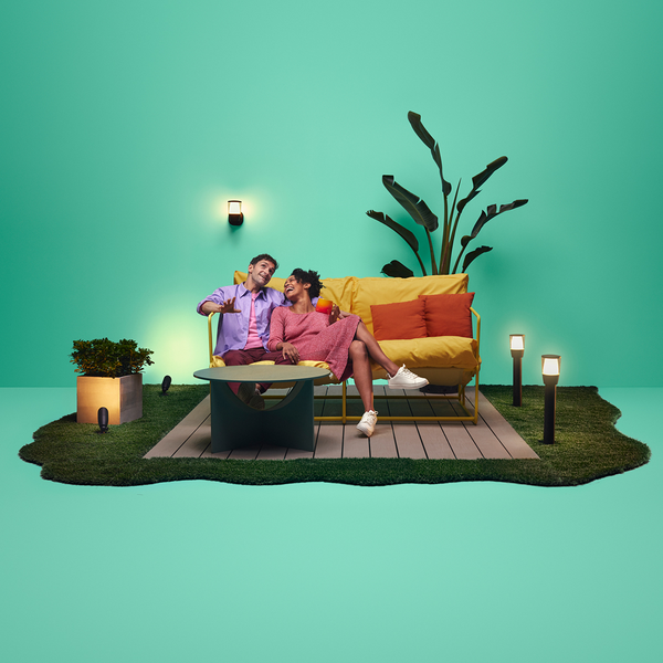 Ulkopylväsvalaisin WiZ Elpas 320lm 3,6W 2700-5000K RGB laajennuspakkaus