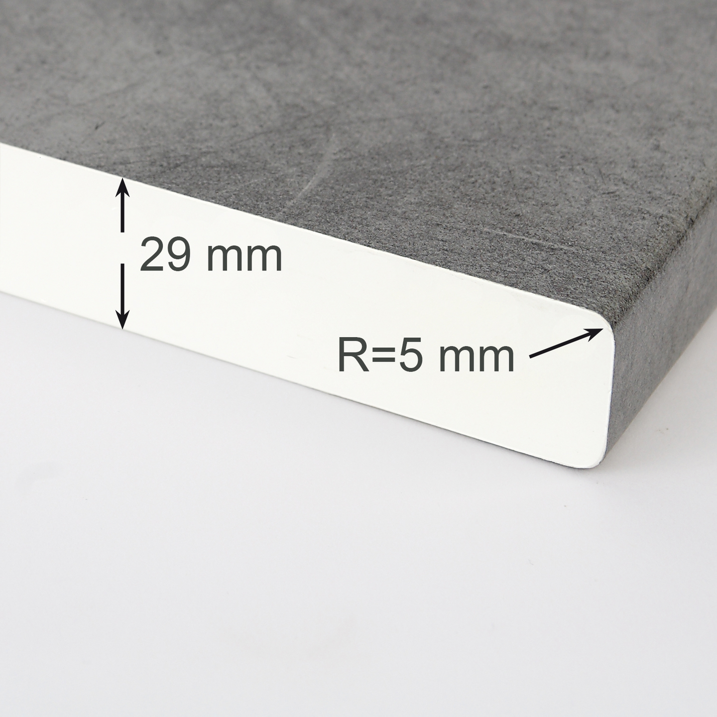 Laminaattityötaso Cello 1210x600x29mm musta laavakivi