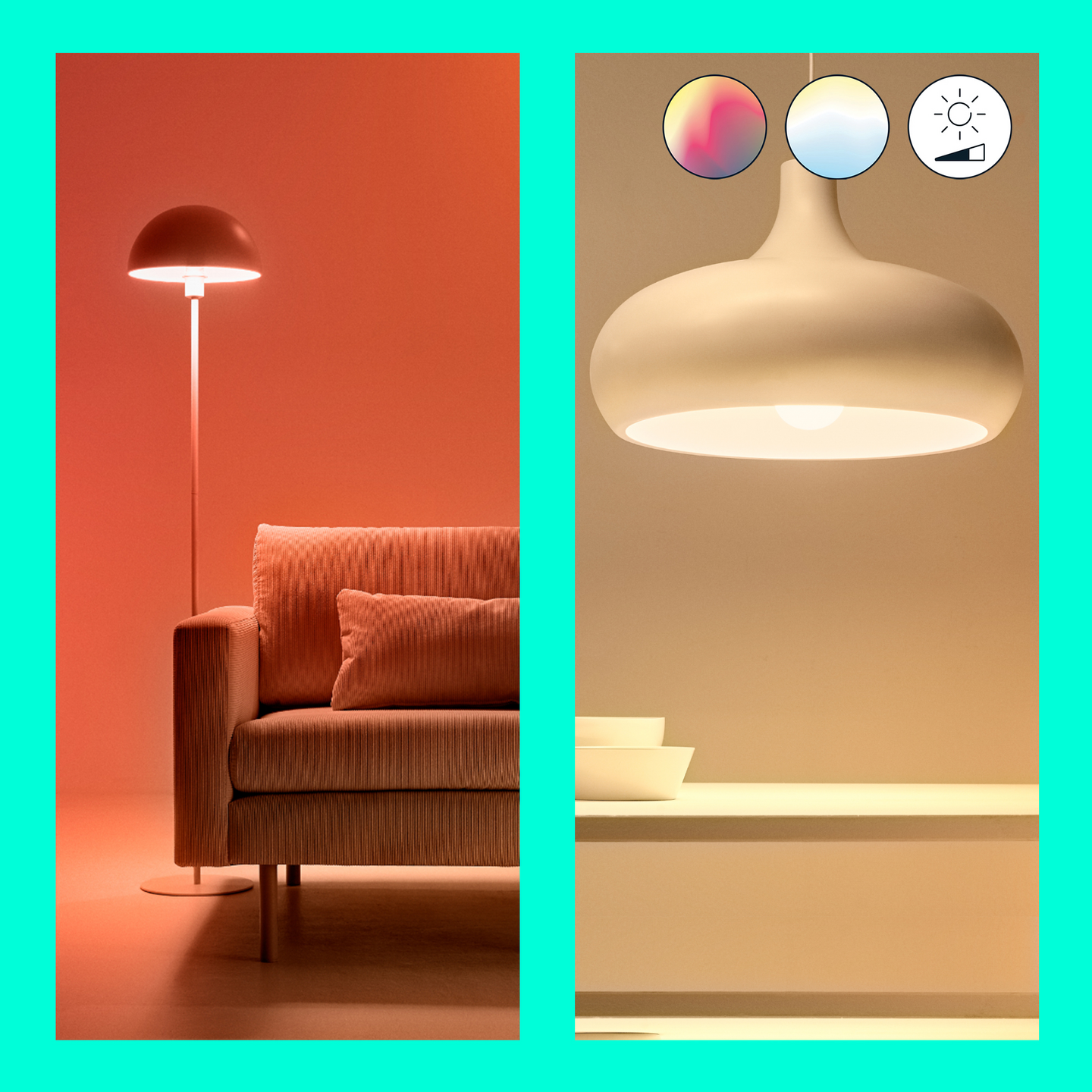 Led-lamppu WiZ WI-FI 13W E27 A67 922-65 RGB COLOR