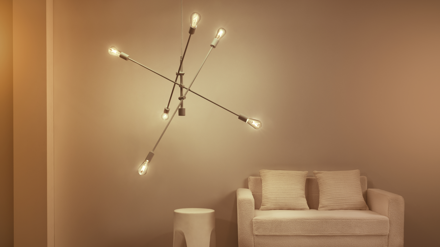 Led-lamppu WiZ Wi-Fi 7W E27 TW ST64 920-50 Filament meripihka