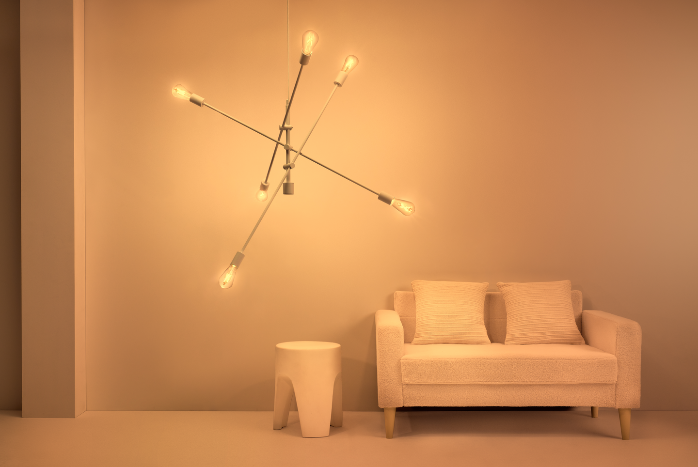 Led-lamppu WiZ Wi-Fi 7W E27 TW ST64 920-50 Filament meripihka