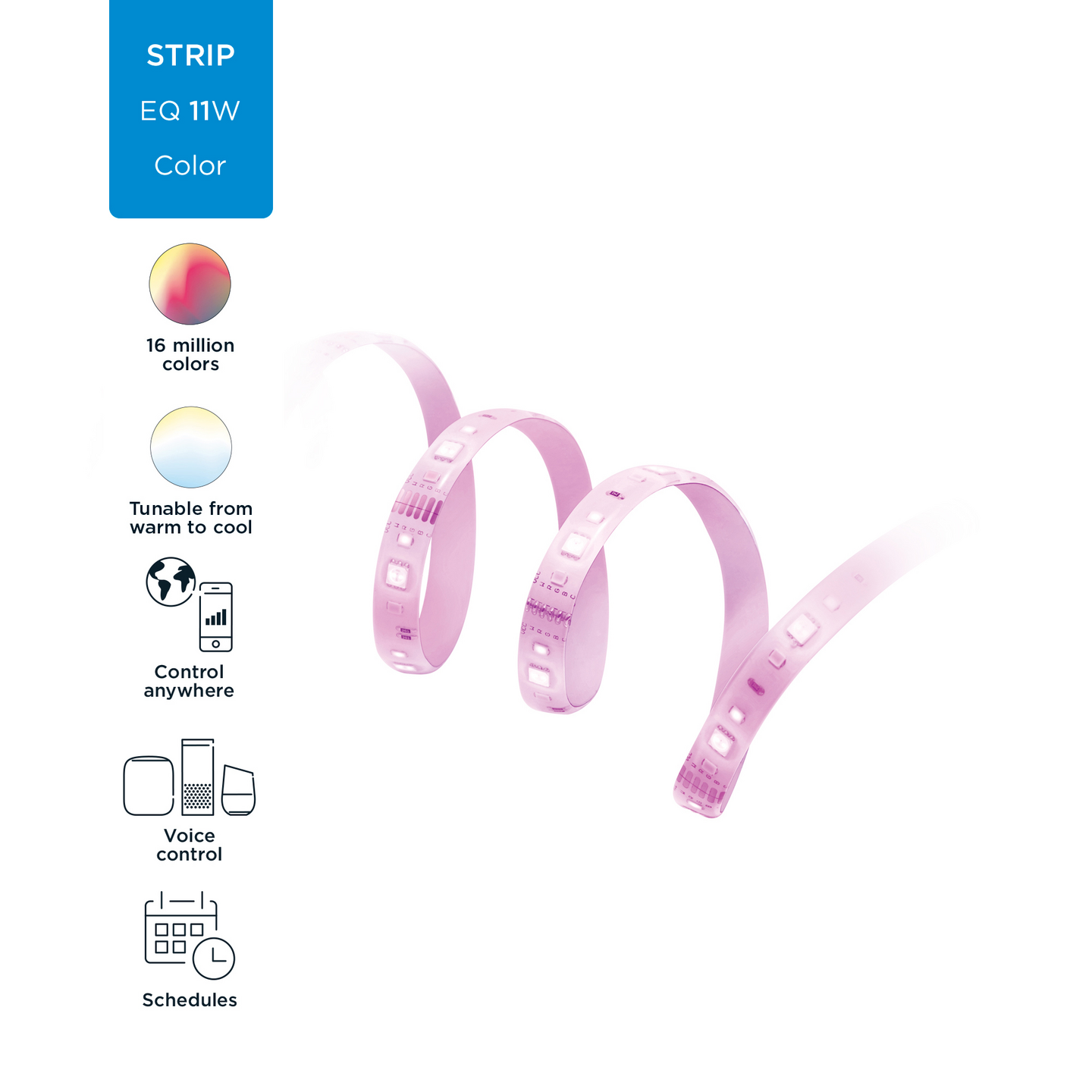 Lisäosa WiZ led valonauha 1m