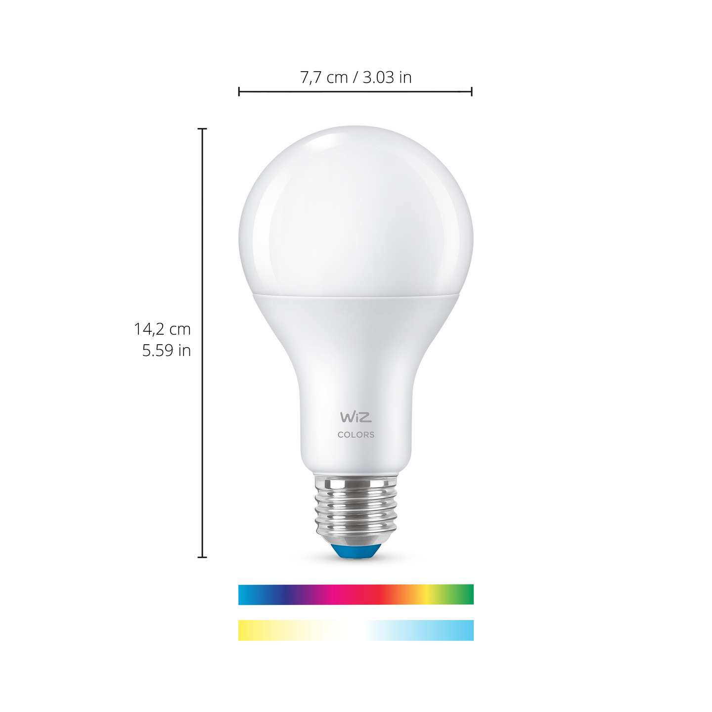 Led-lamppu WiZ WI-FI 13W E27 A67 922-65 RGB COLOR