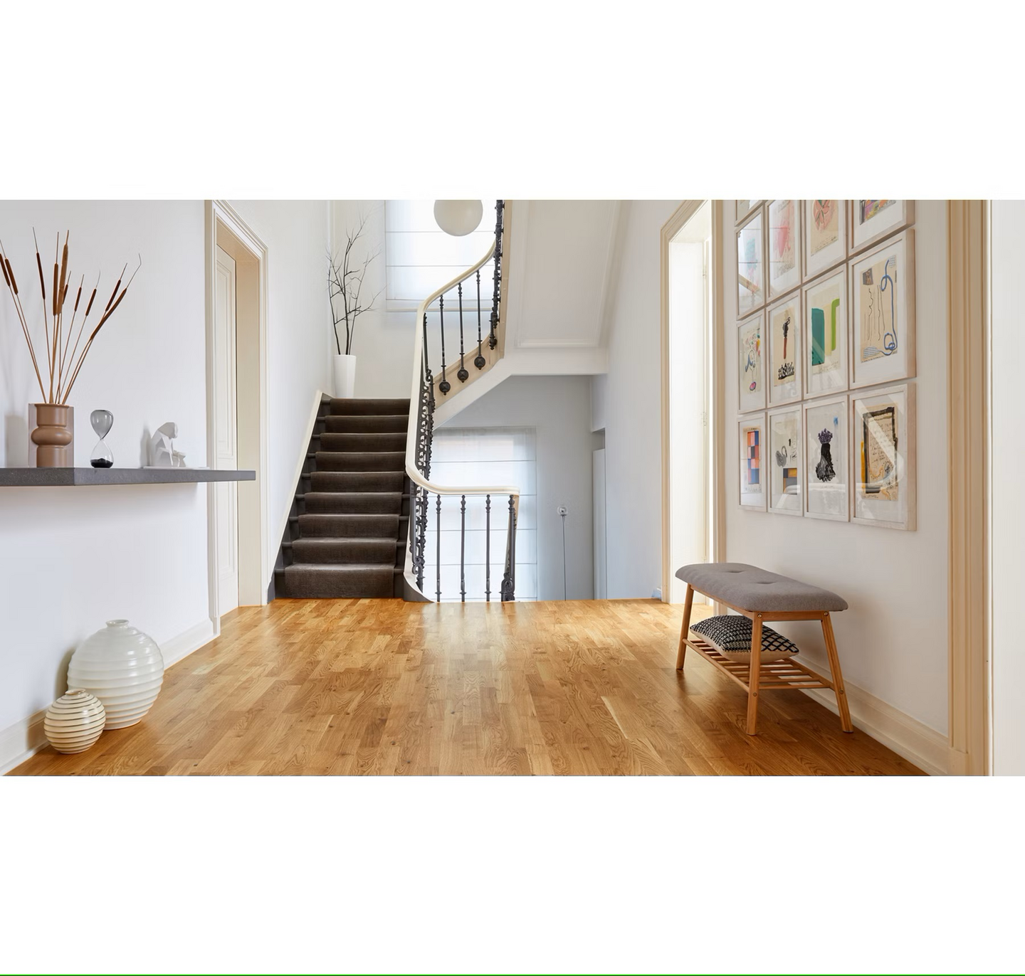 TRÄGOLV TARKETT PURE 13 8723021 2,66M², EK RUSTIK 3-STAV PN-LACK