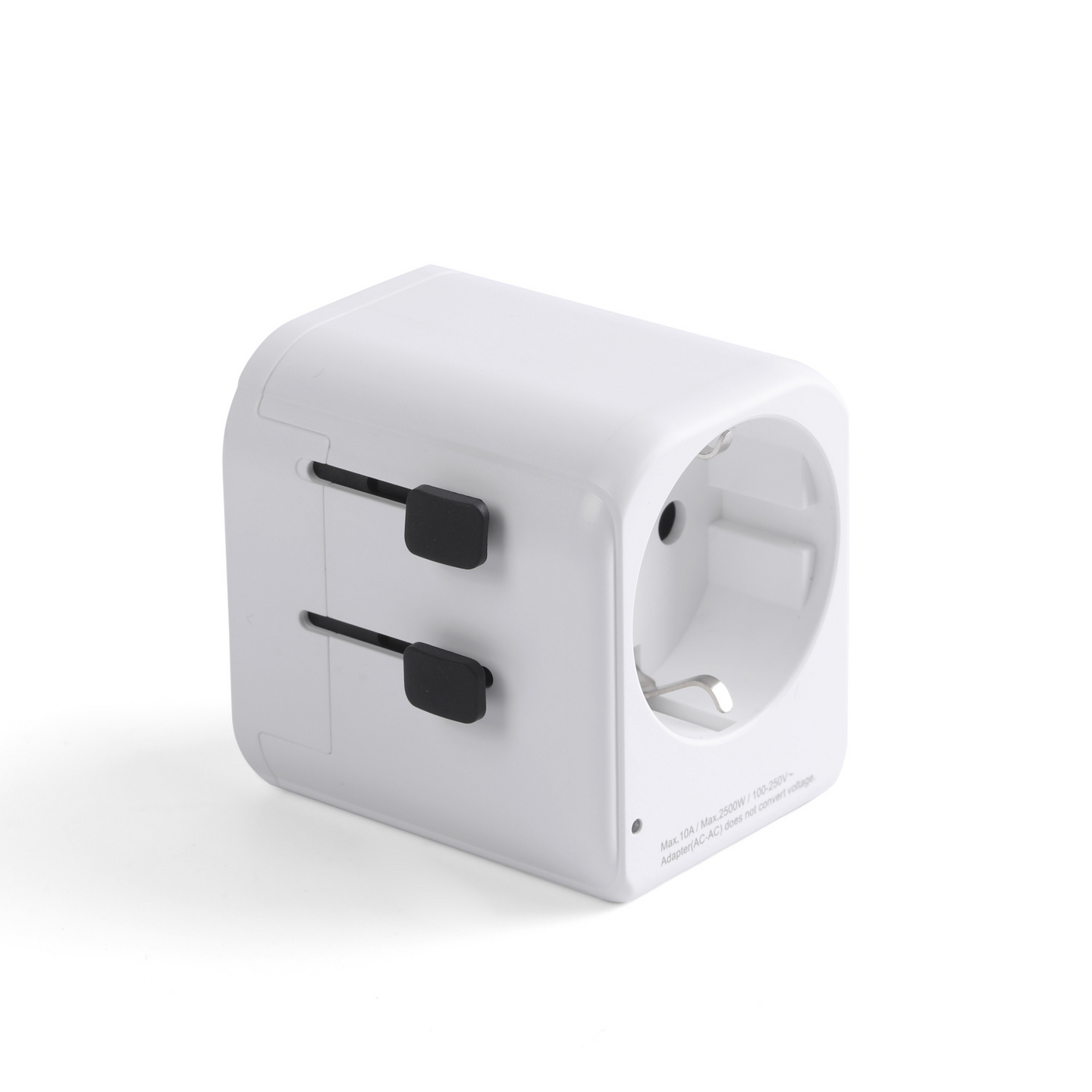 Matka-adapteri Opal 250v 10a 2500w usb-lähtö