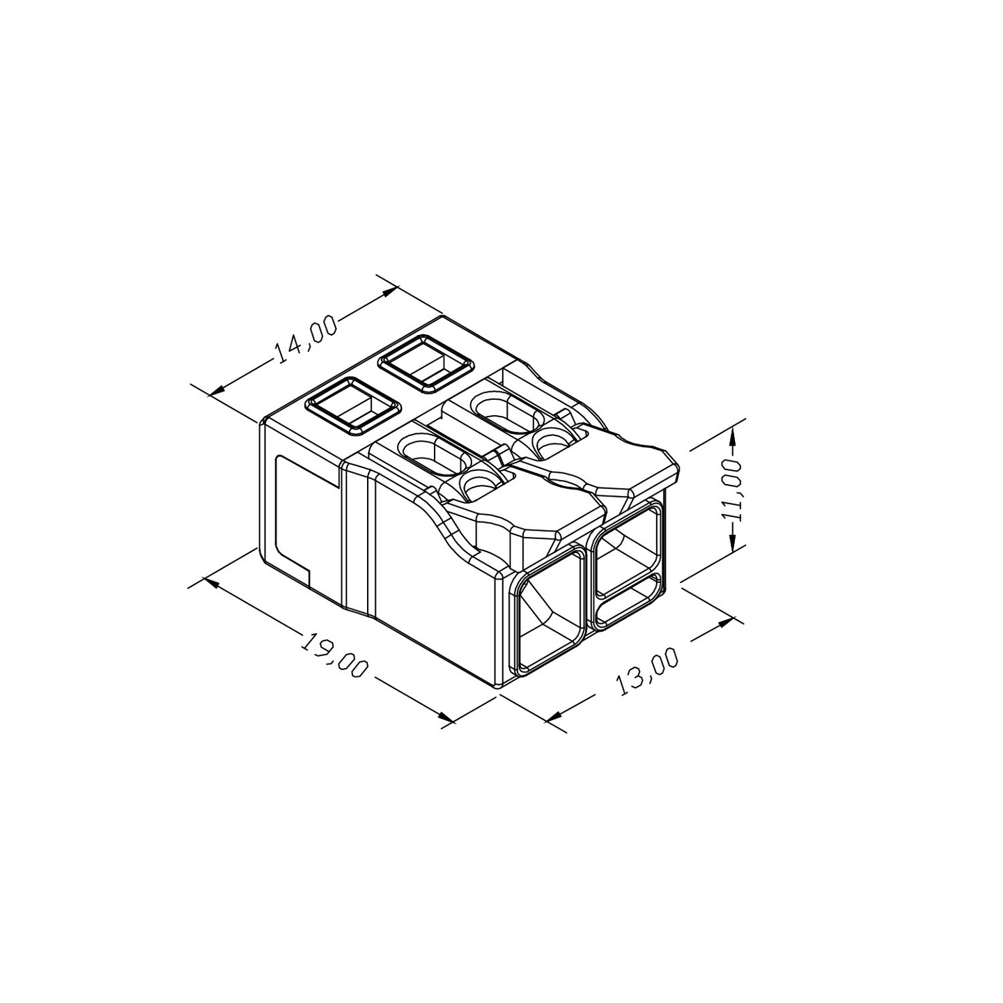 Rasialiitin Opal 922 2-napainen vivullinen (10 Kpl)
