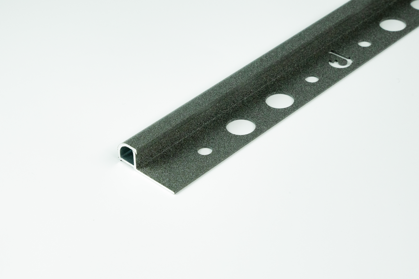 Dione laattalista 10mm 2,7m pyöreä Grey Rustic 6535-GRR