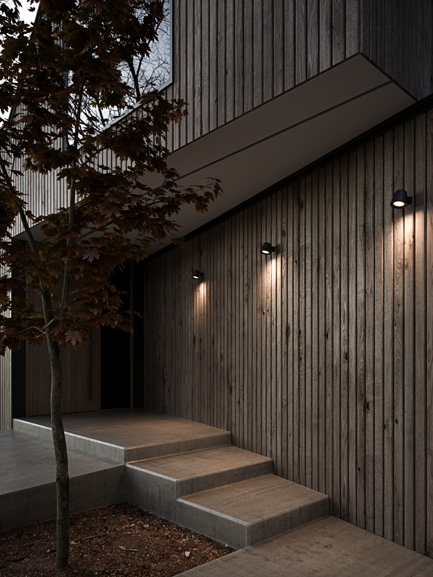 Ulkoseinävalaisin Nordlux Aleria GU10 musta