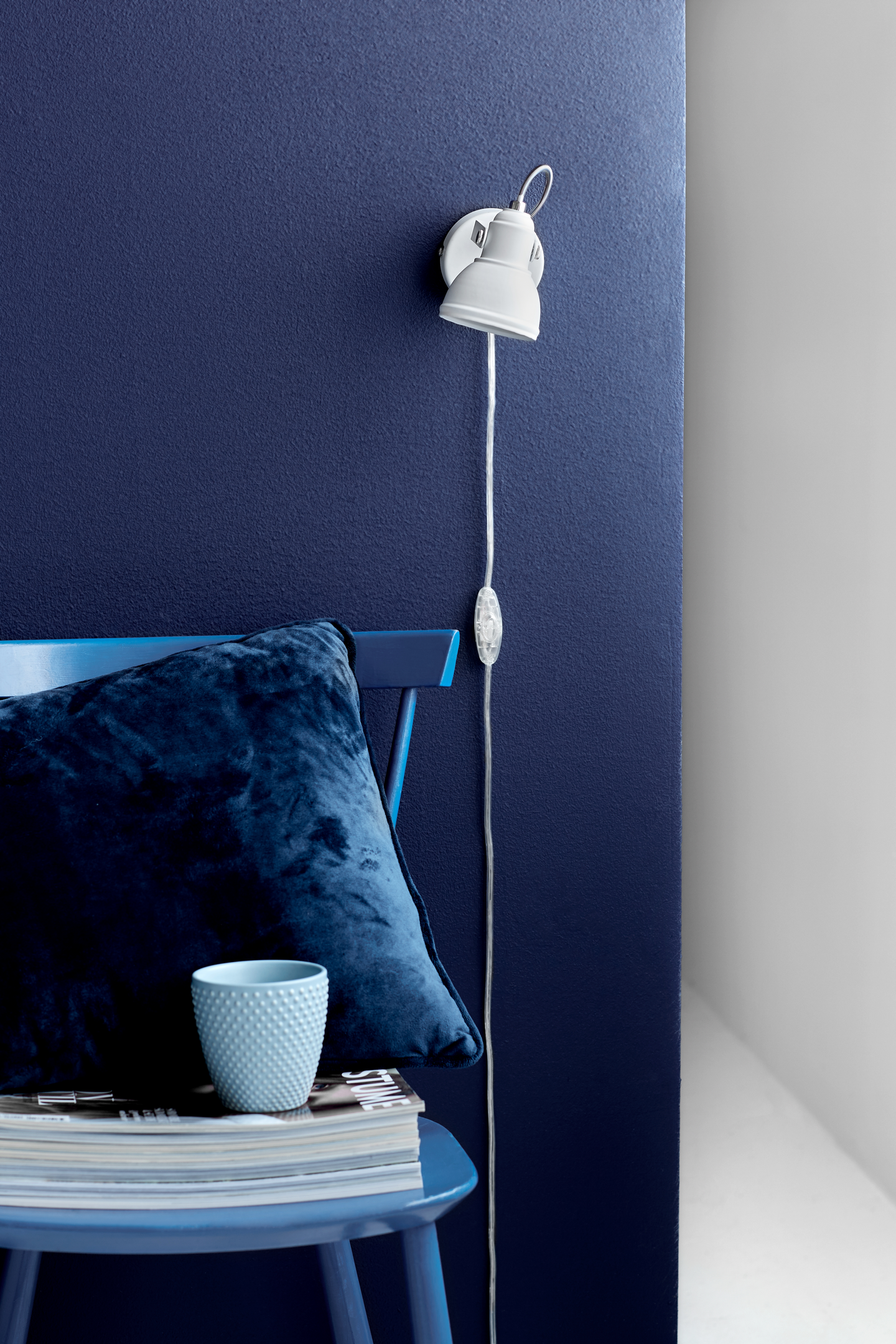 Seinävalaisin Nordlux Aslak GU10 valkoinen