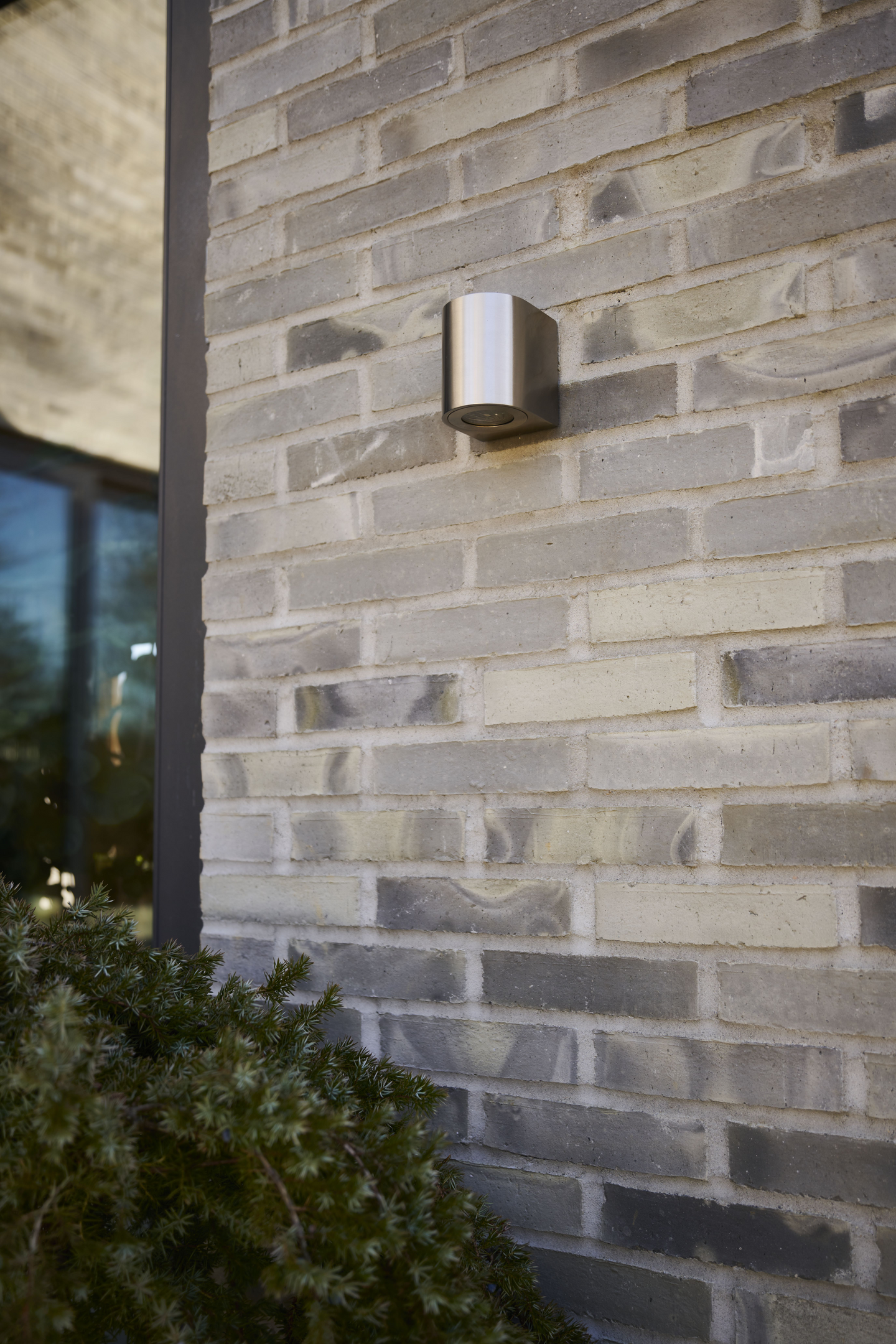 Ulkoseinävalaisin Nordlux Canto led 500lm 2700K 2x6W ruostumaton teräs